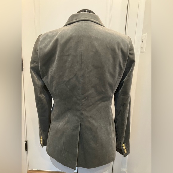 J. Crew Gray Blazer with Gold Buttons - Picture 2 of 5